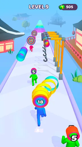 Скриншот 1 — Layer Man 3D: Беги и собирай