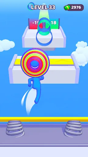 Скриншот 3 — Layer Man 3D: Беги и собирай