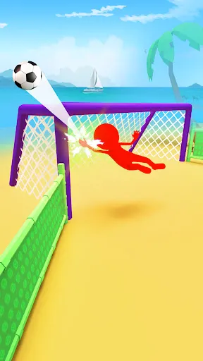 Скриншот 3 — Wonder Goal: Fun Football Kick