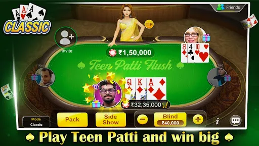 Скриншот 1 — Teen Patti Flush:3 Patti Poker