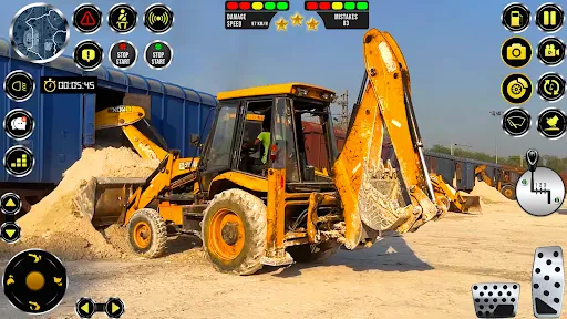 Скриншот 4 — jcb строитеьн экскават симулят