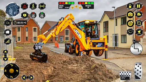 Скриншот 5 — jcb строитеьн экскават симулят
