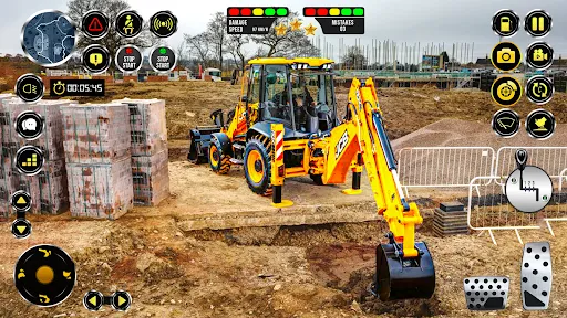 Скриншот 7 — jcb строитеьн экскават симулят