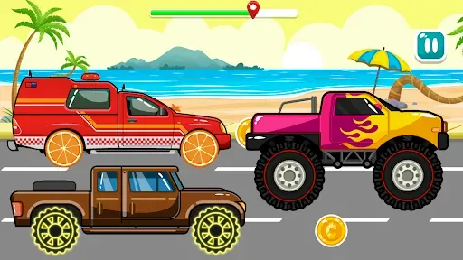 Скриншот 3 — Car Wash & Race Games for Kids