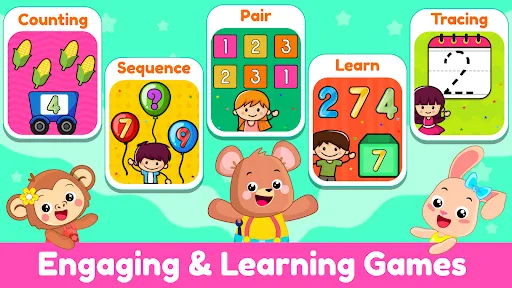 Скриншот 1 — Учим цифры 123 Детская игра