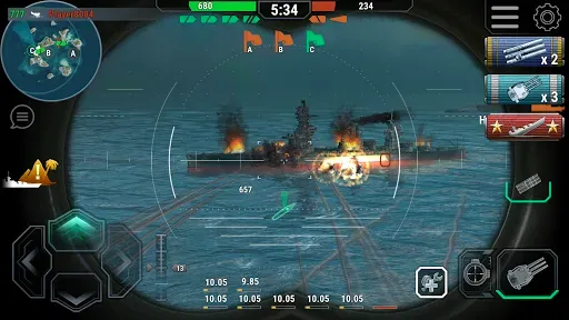 Скриншот 3 — Warships Universe Naval Battle