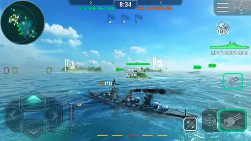 Скриншот 5 — Warships Universe Naval Battle