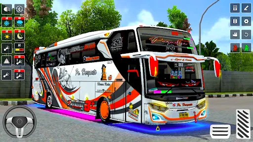 Скриншот 1 — Bus Driving Road Bus Simulator