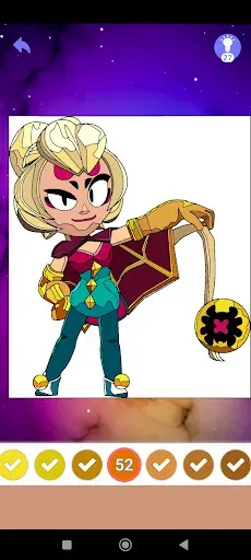 Скриншот 1 — Раскраска Brawl S. Fans