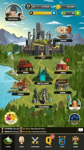 Скриншот 7 — Questland: Пошаговая РПГ