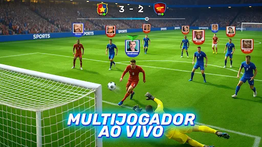 Скриншот 1 — Soccer Clash: Football Game