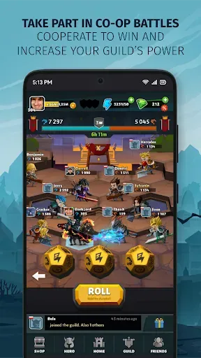 Скриншот 2 — Slash & Roll: Dice Heroes