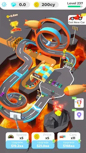 Скриншот 1 — Idle Racing Tycoon-Car Games