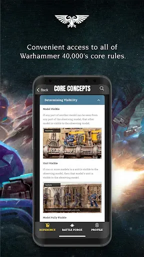 Скриншот 2 — Warhammer 40,000: The App
