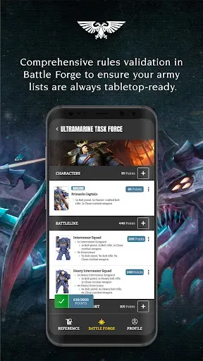 Скриншот 5 — Warhammer 40,000: The App