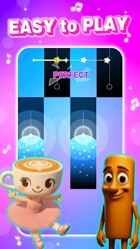 Скриншот 3 — Rush Tiles: Rhythm Music Piano