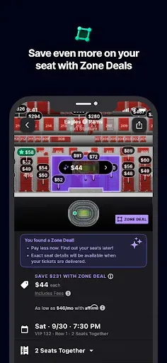 Скриншот 5 — Gametime - Last Minute Tickets