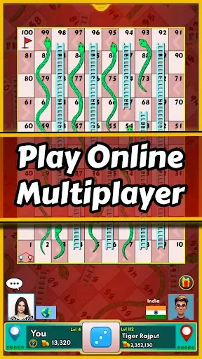 Скриншот 1 — Snakes and Ladders: Snake Game