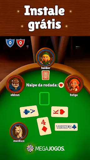 Скриншот 1 — Sueca Taverna: Jogo de Cartas
