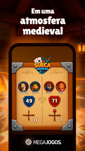 Скриншот 3 — Sueca Taverna: Jogo de Cartas