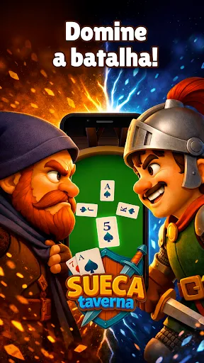 Скриншот 4 — Sueca Taverna: Jogo de Cartas