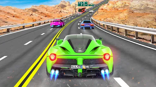 Скриншот 1 — Real Highway Car Racing Game