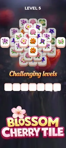 Скриншот 2 — Cherry Blossom : Flower Tiles