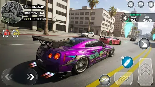 Скриншот 2 — Highway Drifting Car Racing 3d