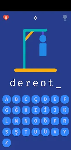 Скриншот 3 — Hangman:Adam Asmaca
