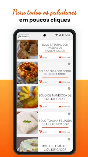 Скриншот 1 — Receitas da Hora