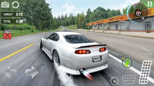 Скриншот 1 — Extreme Car Driving: Car Drift