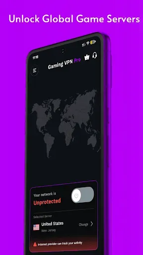 Скриншот 2 — Gaming VPN Pro - Low Ping VPN