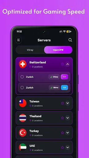 Скриншот 5 — Gaming VPN Pro - Low Ping VPN