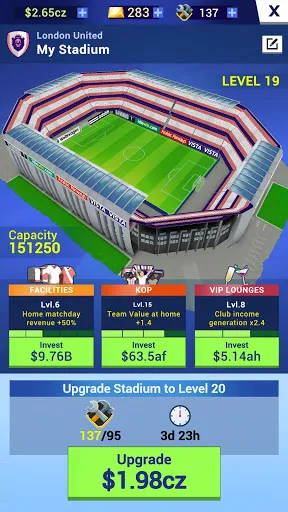 Скриншот 3 — Idle Eleven - Football tycoon