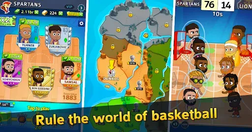 Скриншот 1 — Idle Five Basketball tycoon