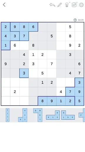 Скриншот 2 — Sawdoku - Sudoku Block Puzzle