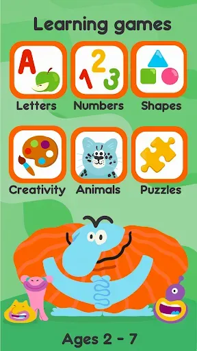 Скриншот 1 — Learning games for Kids. Bodo