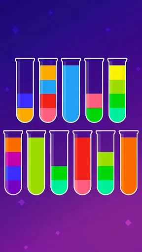 Скриншот 1 — Water Sort Club - Puzzle Game