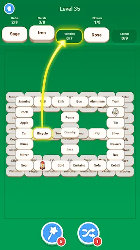 Скриншот 3 — Word Tiles - Word Puzzle Game