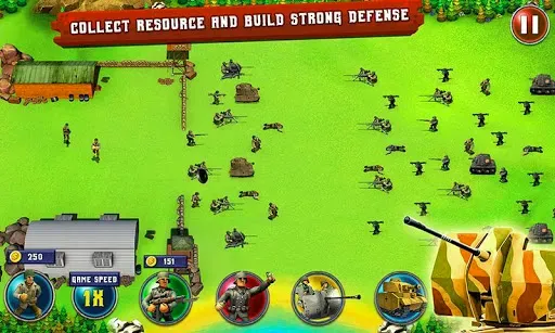 Скриншот 1 — World War 2 Tower Defense Game