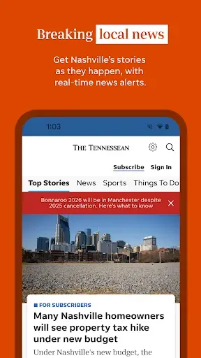 Скриншот 1 — Tennessean: News & eNewspaper