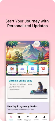 Скриншот 2 — GarbhSathi - Pregnancy Tracker