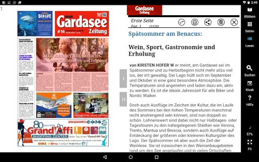 Скриншот 6 — Gardasee Zeitung