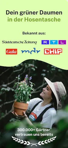 Скриншот 1 — Gardify: Garten & Pflegeplan