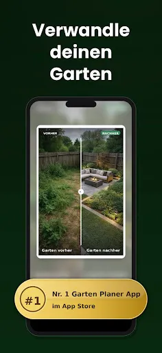 Скриншот 1 — Gardly - Garten Design KI