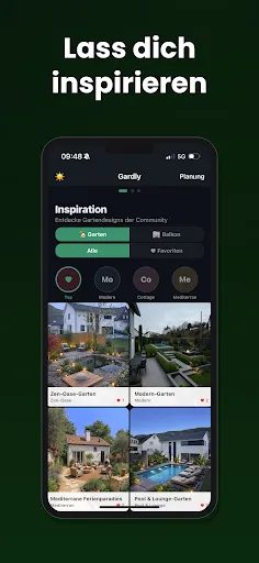 Скриншот 3 — Gardly - Garten Design KI