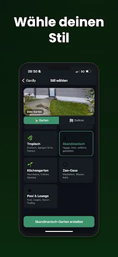 Скриншот 5 — Gardly - Garten Design KI