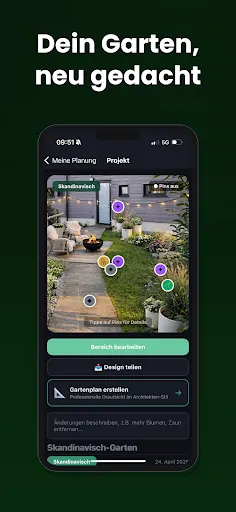 Скриншот 6 — Gardly - Garten Design KI