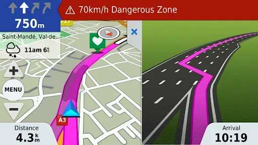 Скриншот 1 — Garmin Motorize