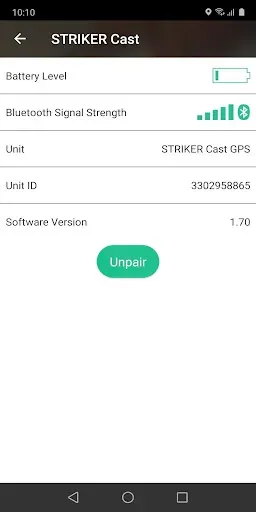 Скриншот 3 — Garmin STRIKER™ Cast